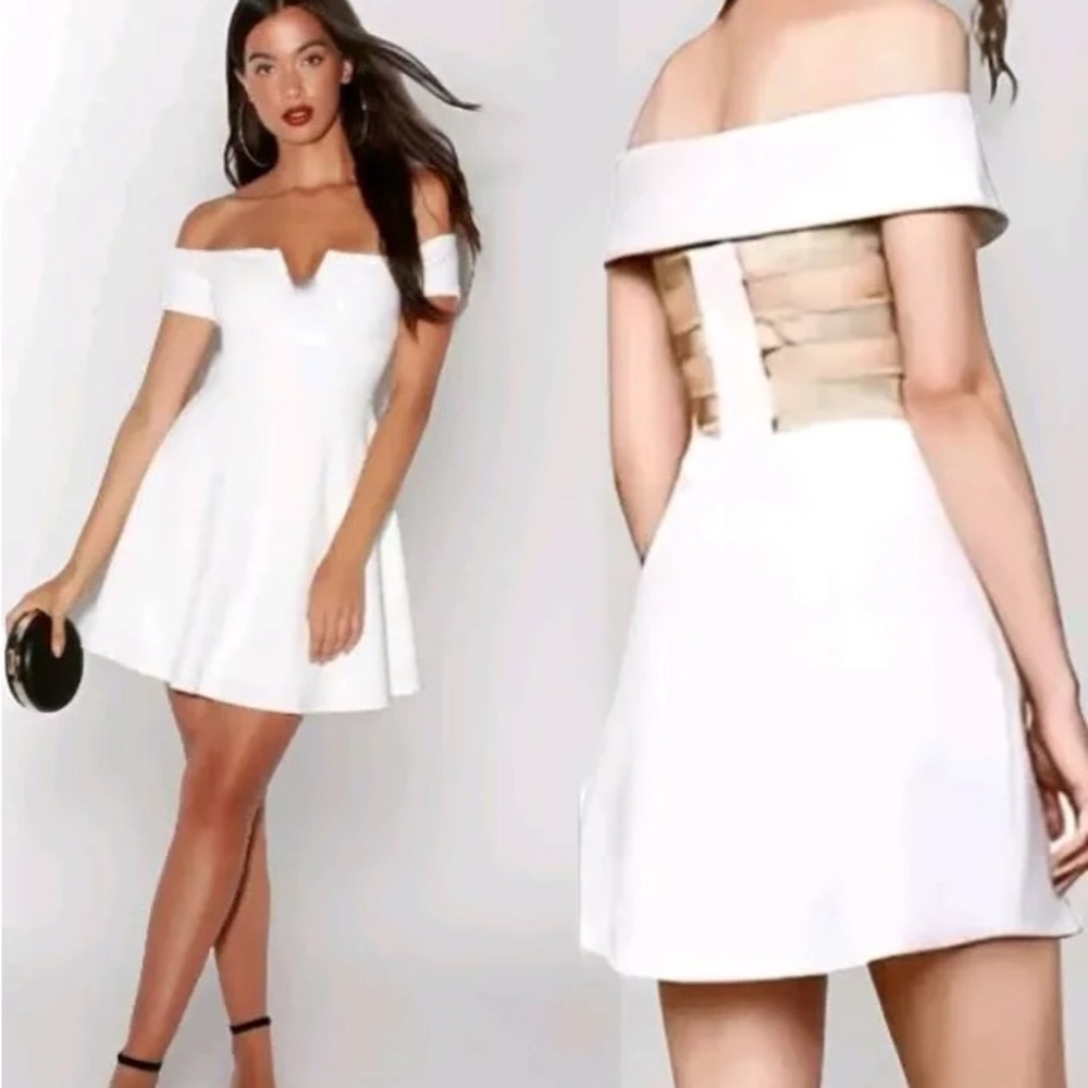 BCBG MAXAZRIA ‘Carolyn’ Off-The-Shoulder Dress ~ size 0 ~ store price is $298